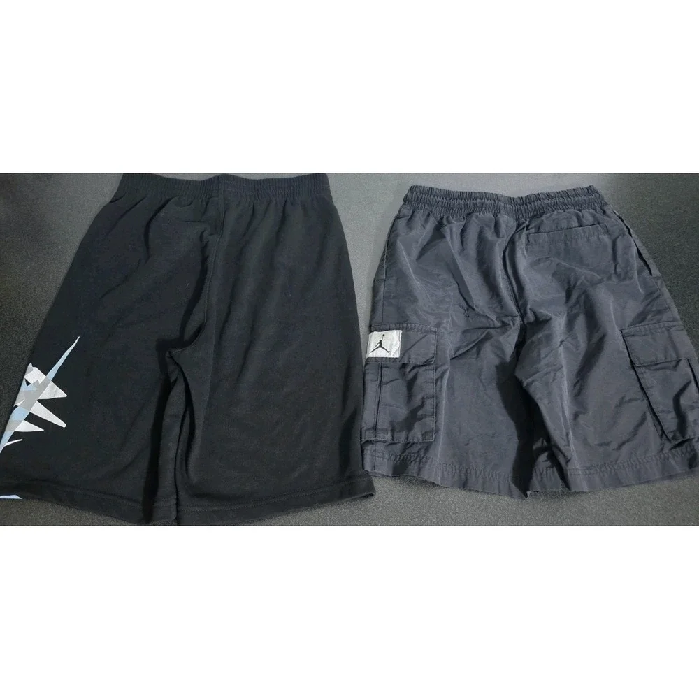 2pc Nike Sportswear Cargo Fleece Short Black Boys L‎ Gym Active Play Basketball